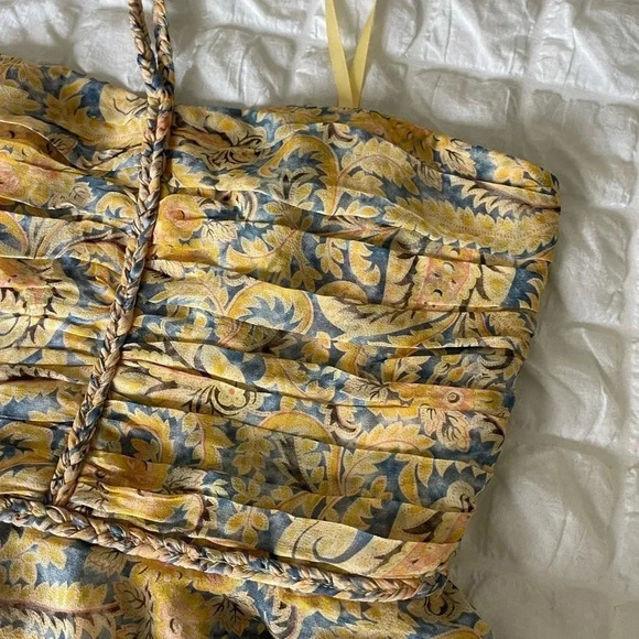 Veronica Beard Arienne Gathered halter neck top - Picture 8 of 12